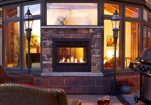 Harman Twlight Modern Outdoor Gas Fireplace