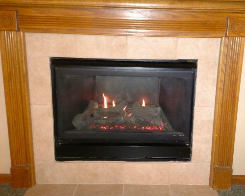Fireplace Installation at Warming Trends - Before