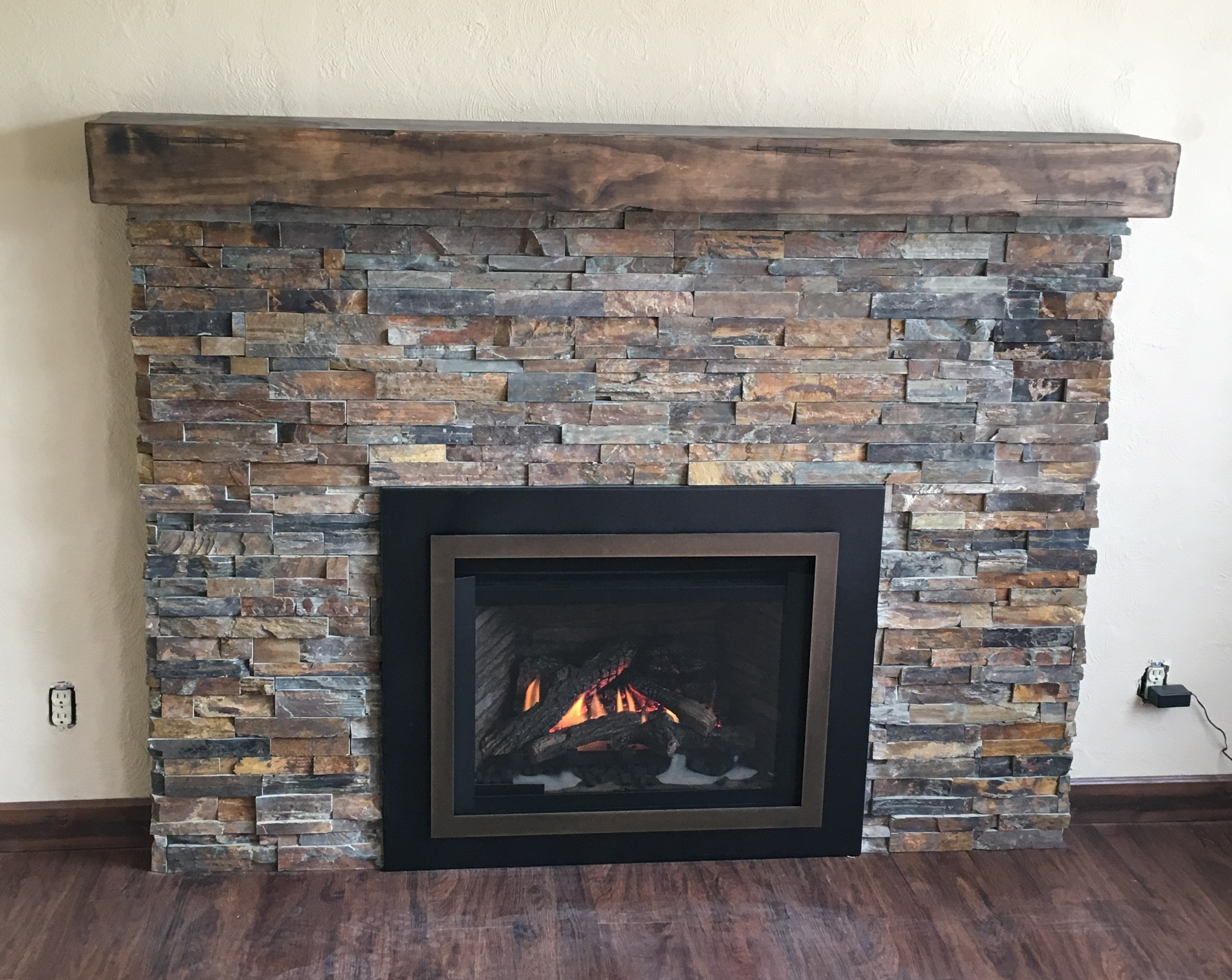 Stone Warming Trends, How To Install Stone Around Gas Fireplace